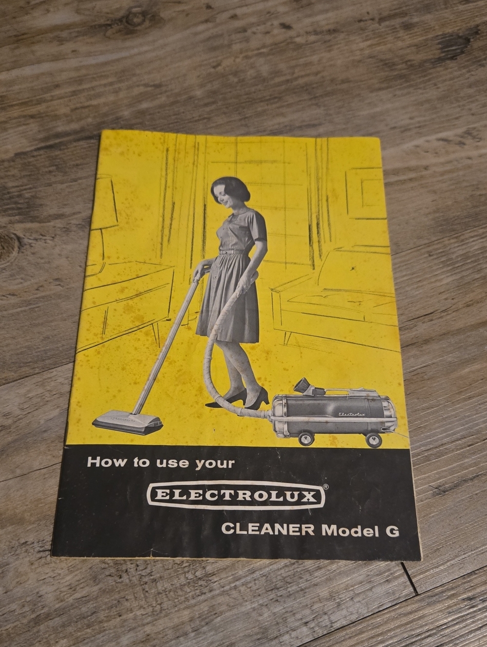 Vintage Electrolux Cleaner Model G Manual
